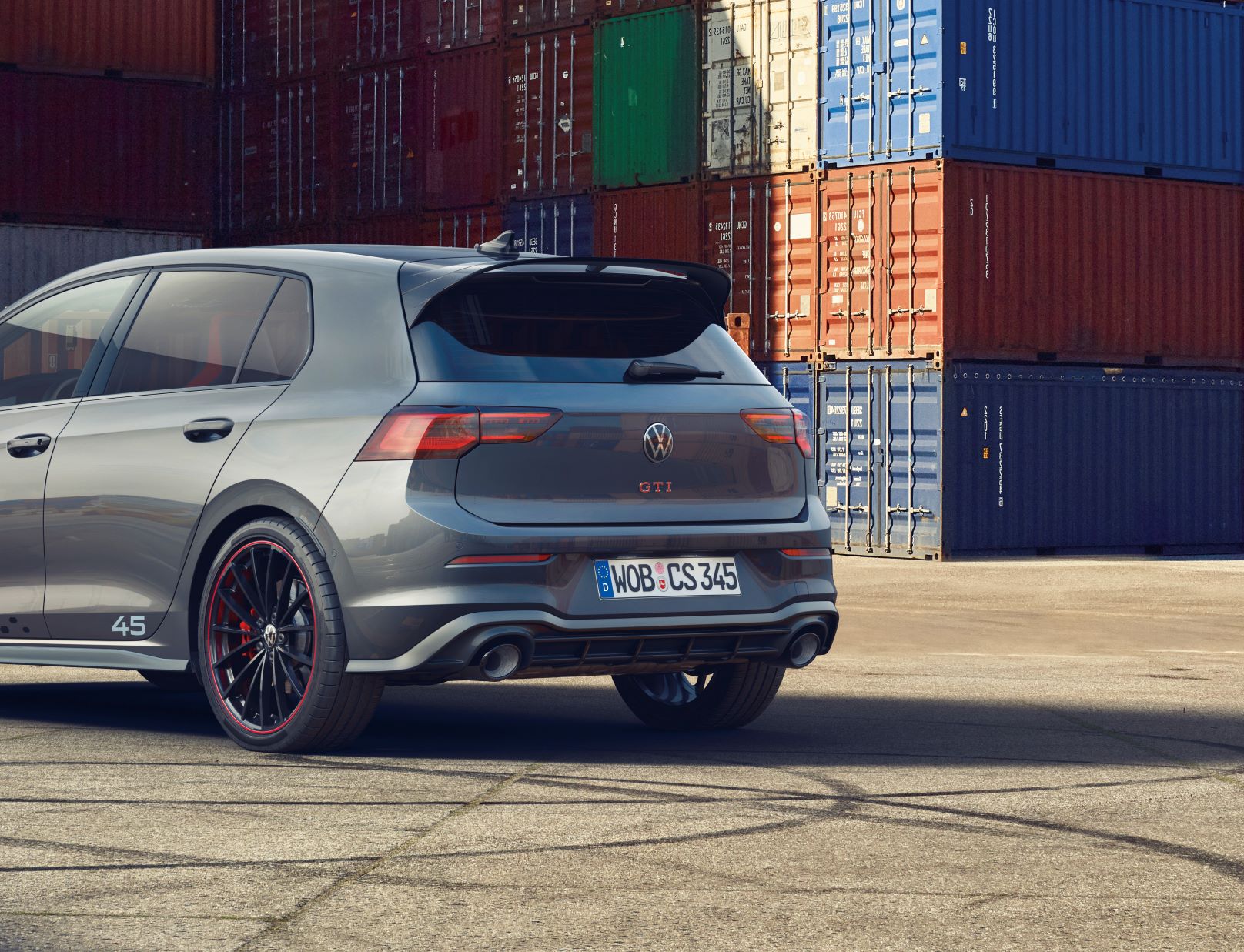 Rear shot of the Mk 8 edition 45 Golf GTI