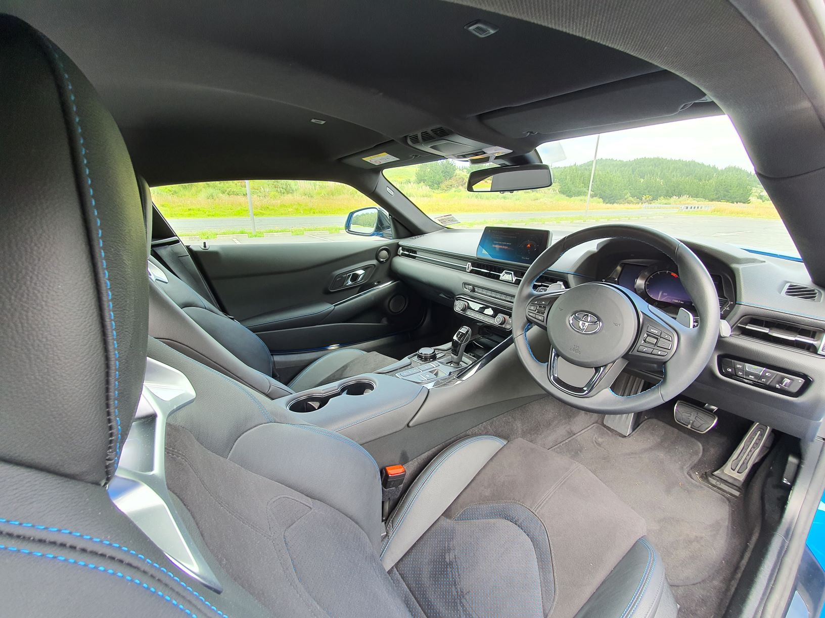 Interior of the A91 Toyota Supra