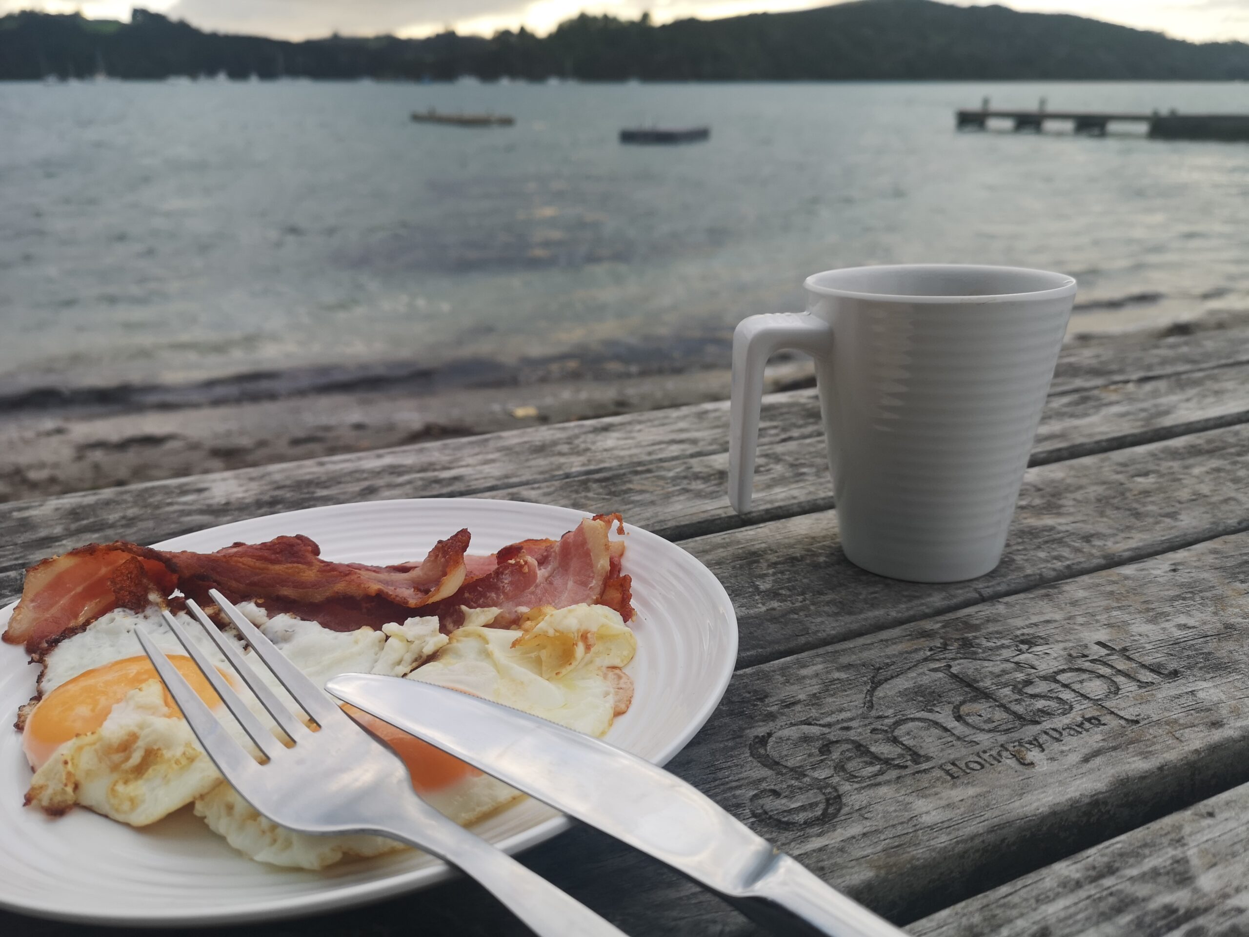 Breakfast at Sandspit