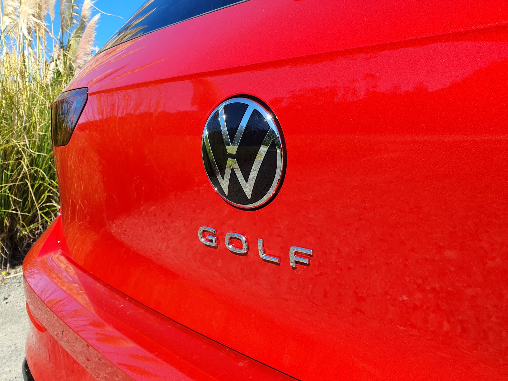 The MK8 VW Golf badge