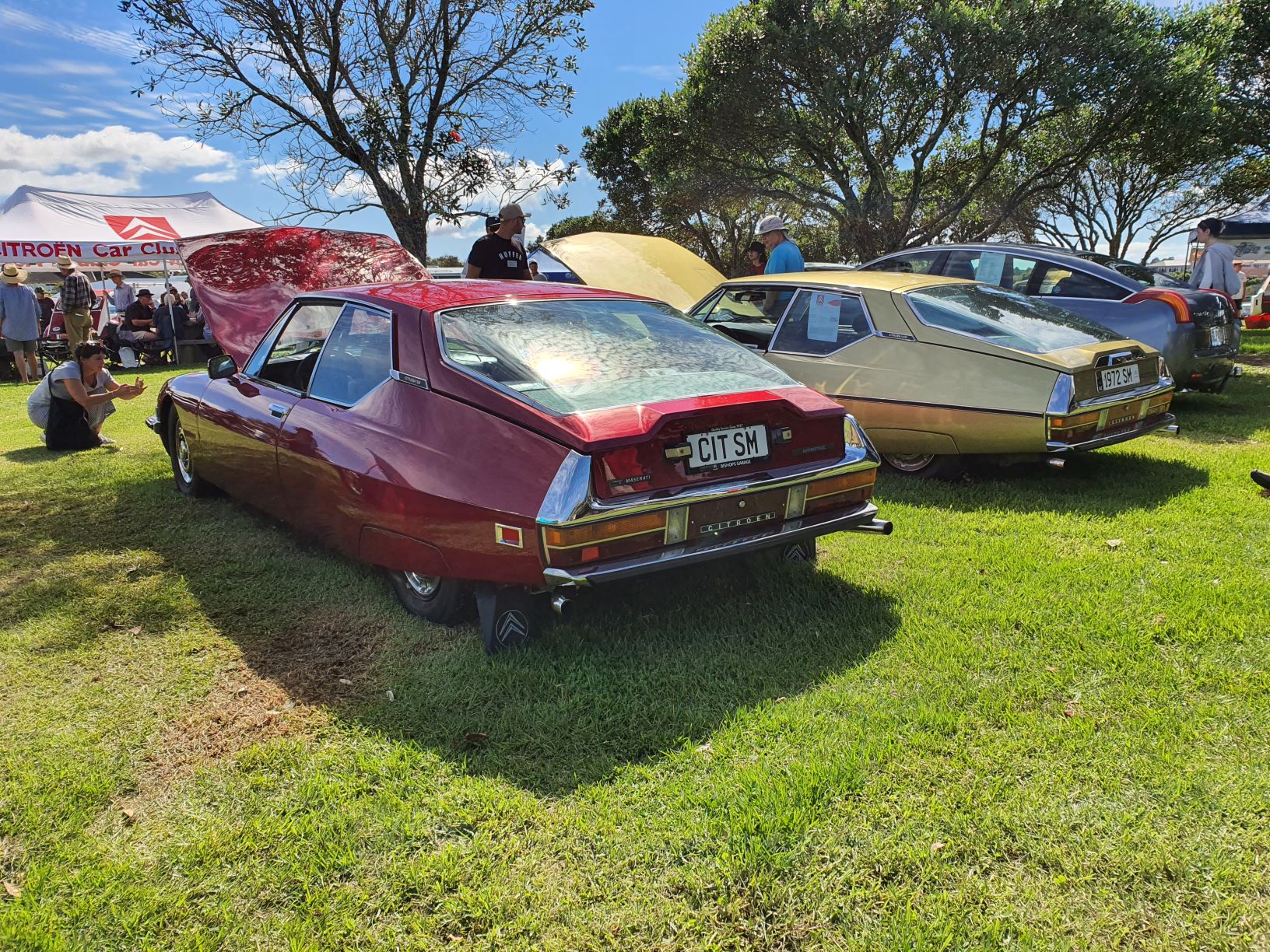 Three Citroen SMs from the 1970s