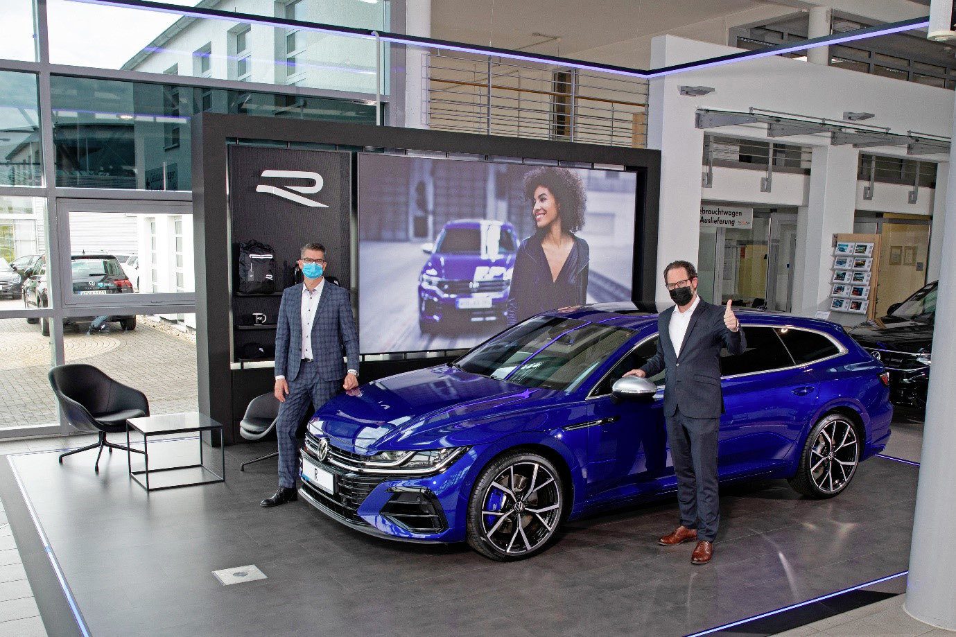 Volkswagen's new R showcase in Hannover, Germany