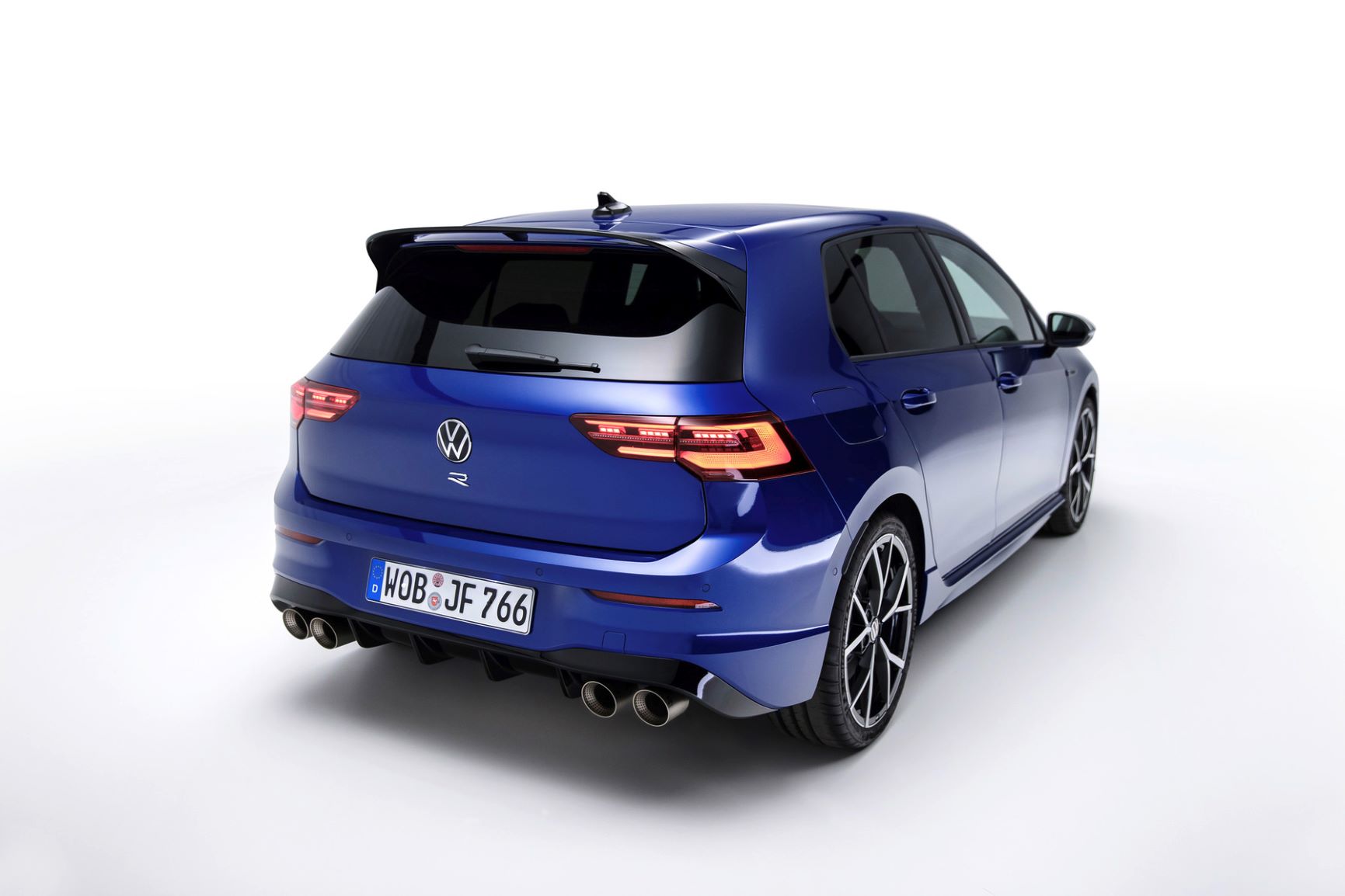 Rear of the Volkswagen Golf R MK8