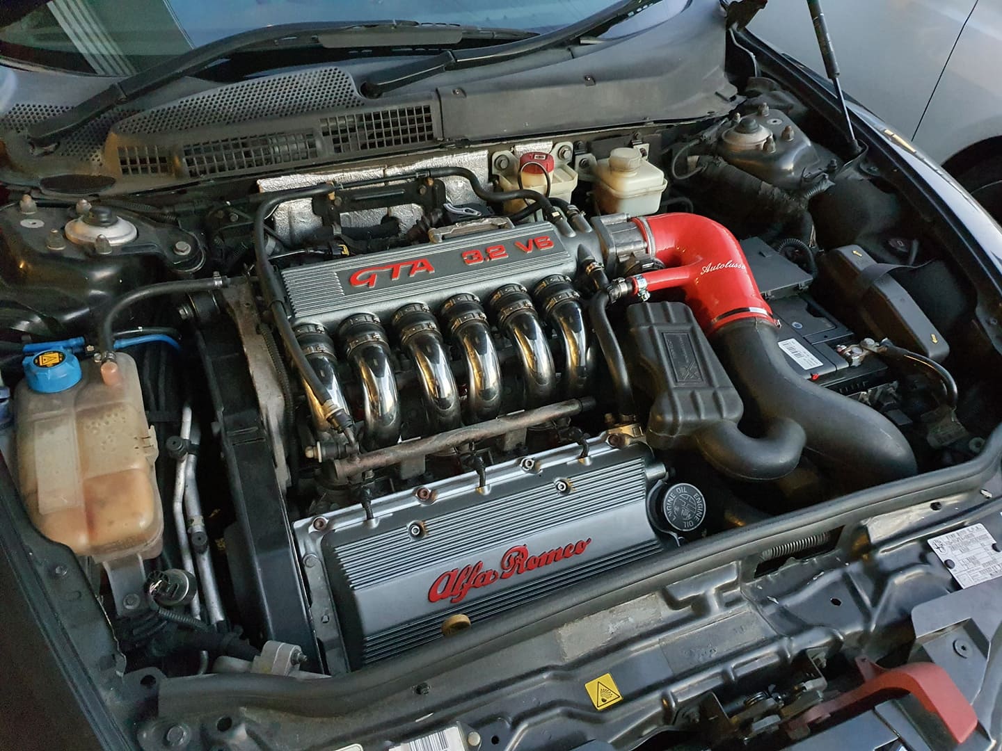 Busso V6 under the bonnet of an Alfa Romeo 147 GTA