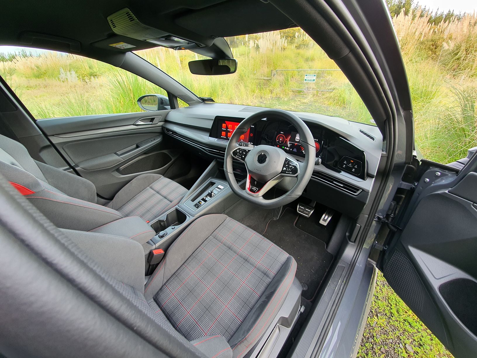 Interior of the MK8 Golf GTI
