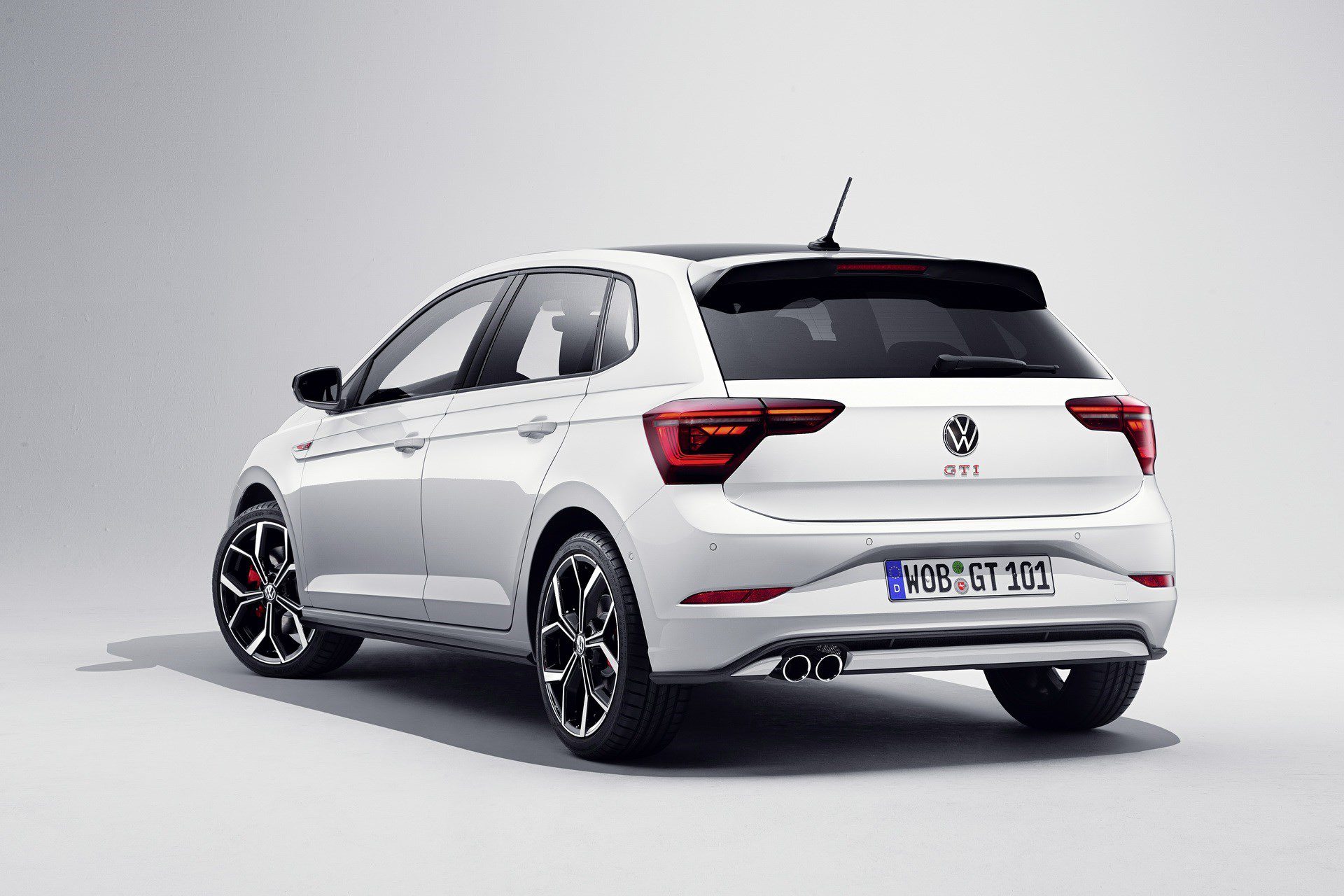 The rear of the VW Polo GTI
