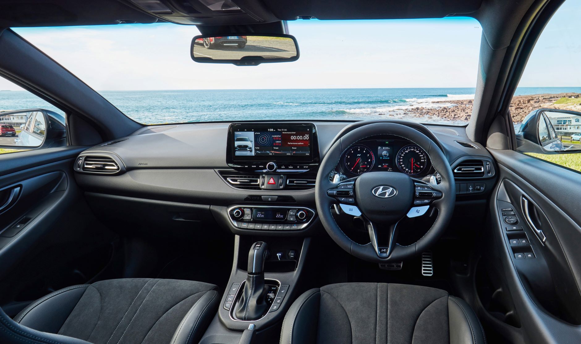 Interior of the 2021 Gen 2 Hyundai i30 N