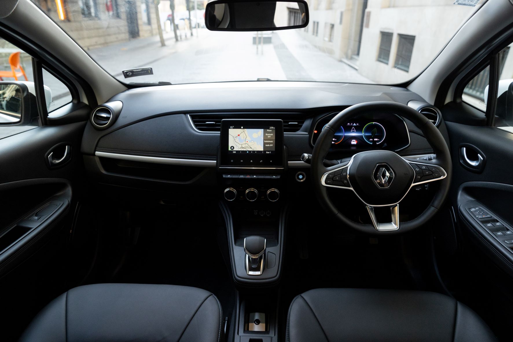Interior of the 2021 Renault Zoe