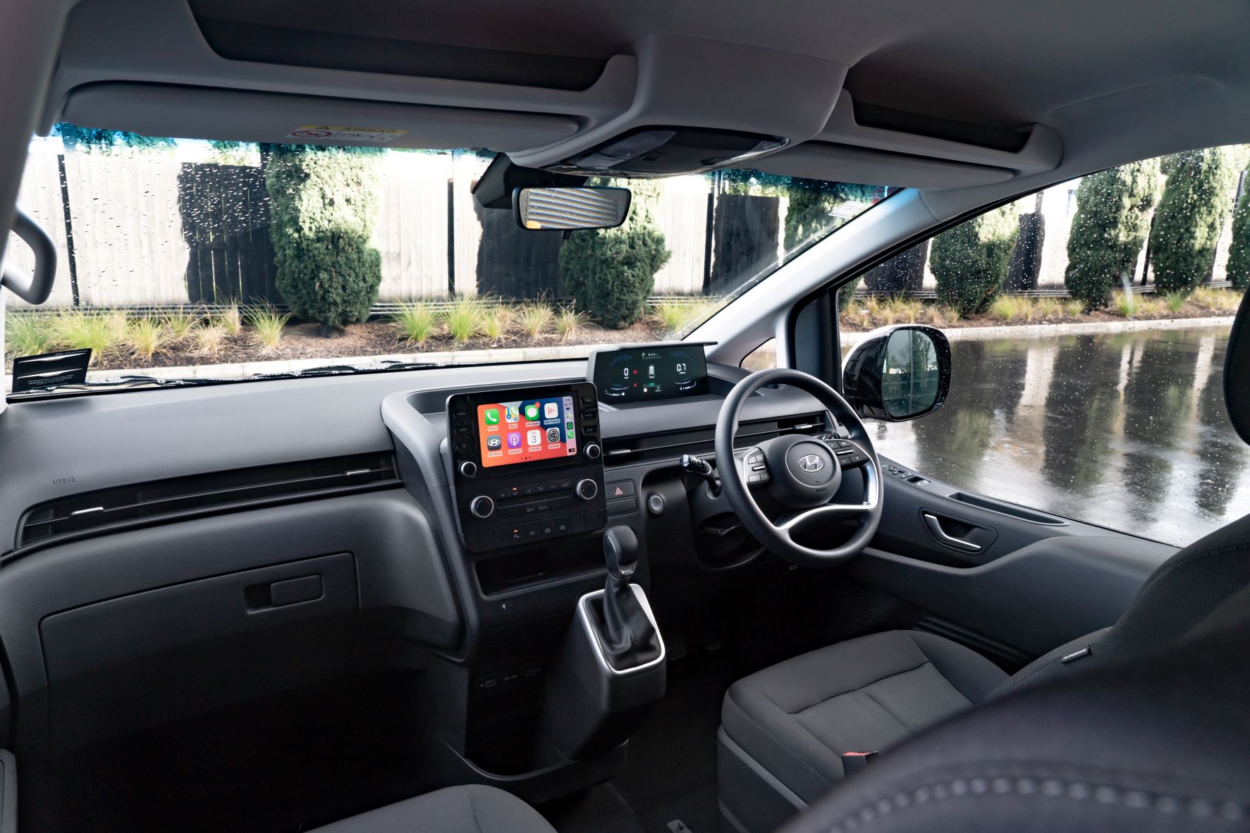 Interior of the new Hyundai Staria