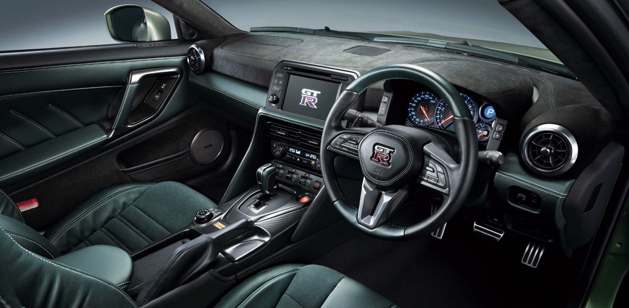 Interior of the GT-R T-Spec Premium Edition