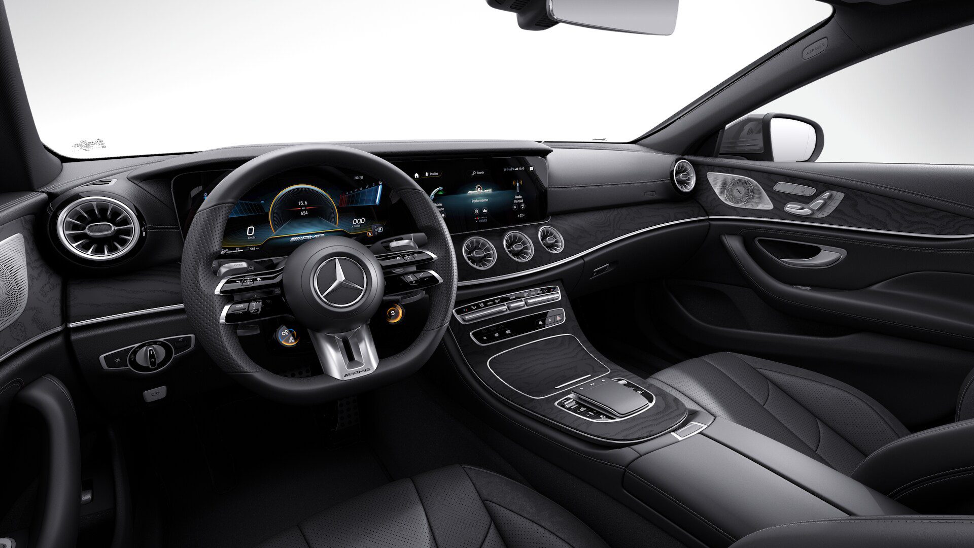 Interior of the Mercedes-AMG CLS53 4MATIC+