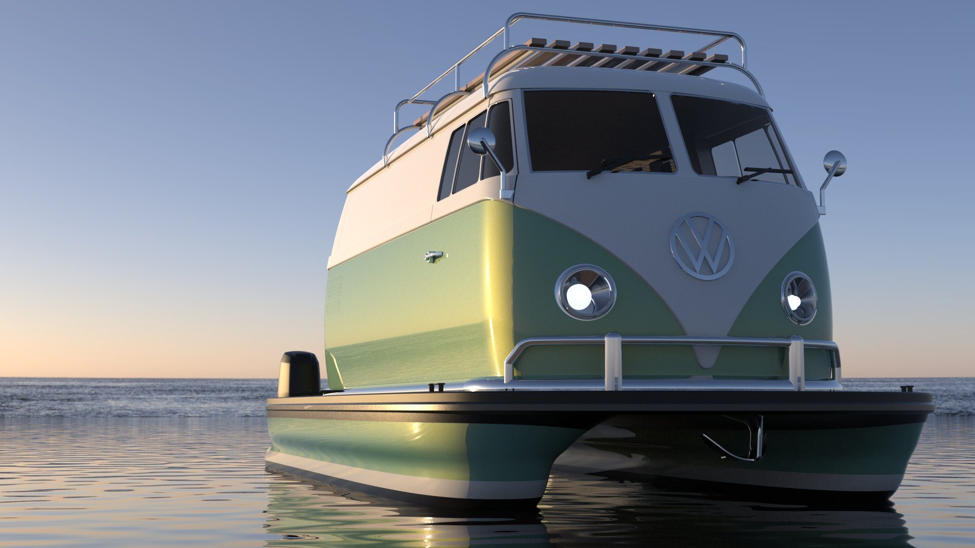 Volkswagen Kombi Floating Motors concept