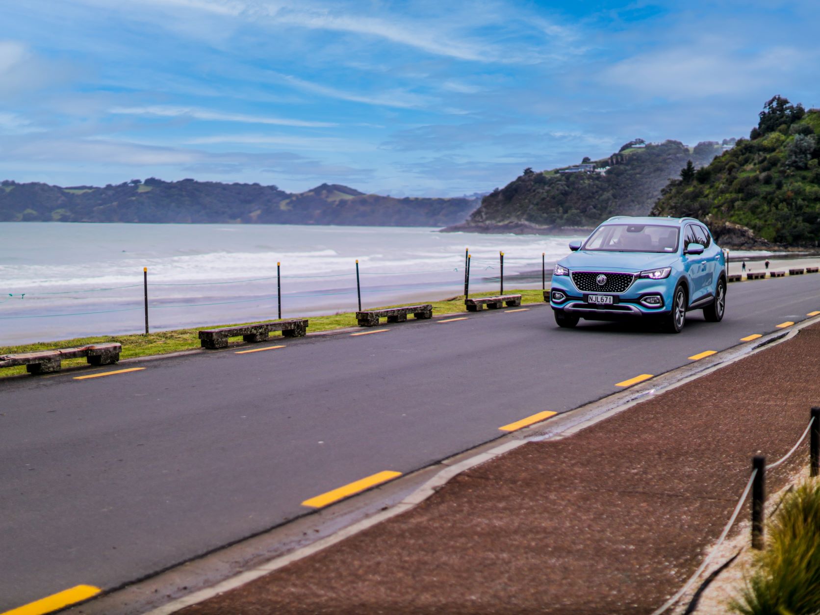 MG HS PHEV on Waiheke Island