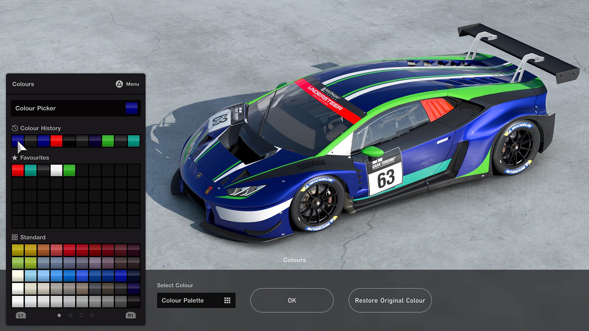 Livery Editor is a new feature in GT7