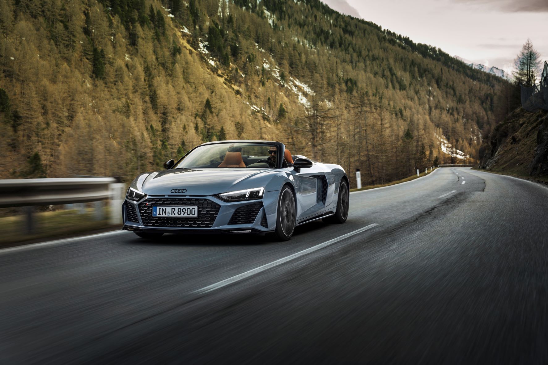 Audi R8 V10 Performance Spyder in Nardo Grey