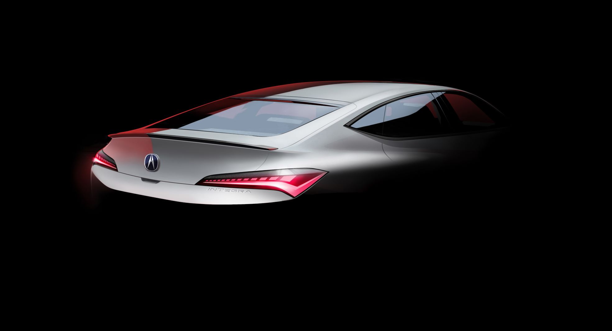Rear teaser image of the 2022 Acura Integra