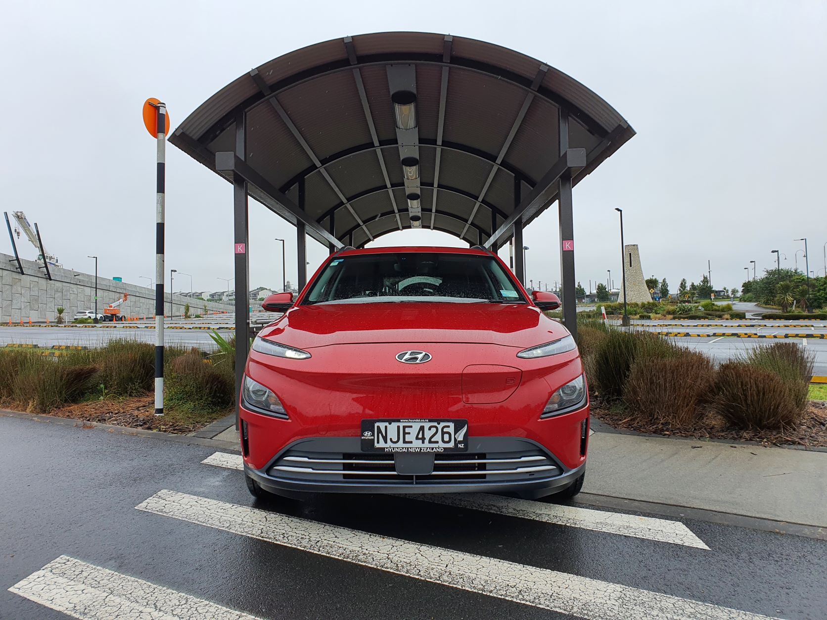 Front view of the Hyundai Kona Electric Series 2