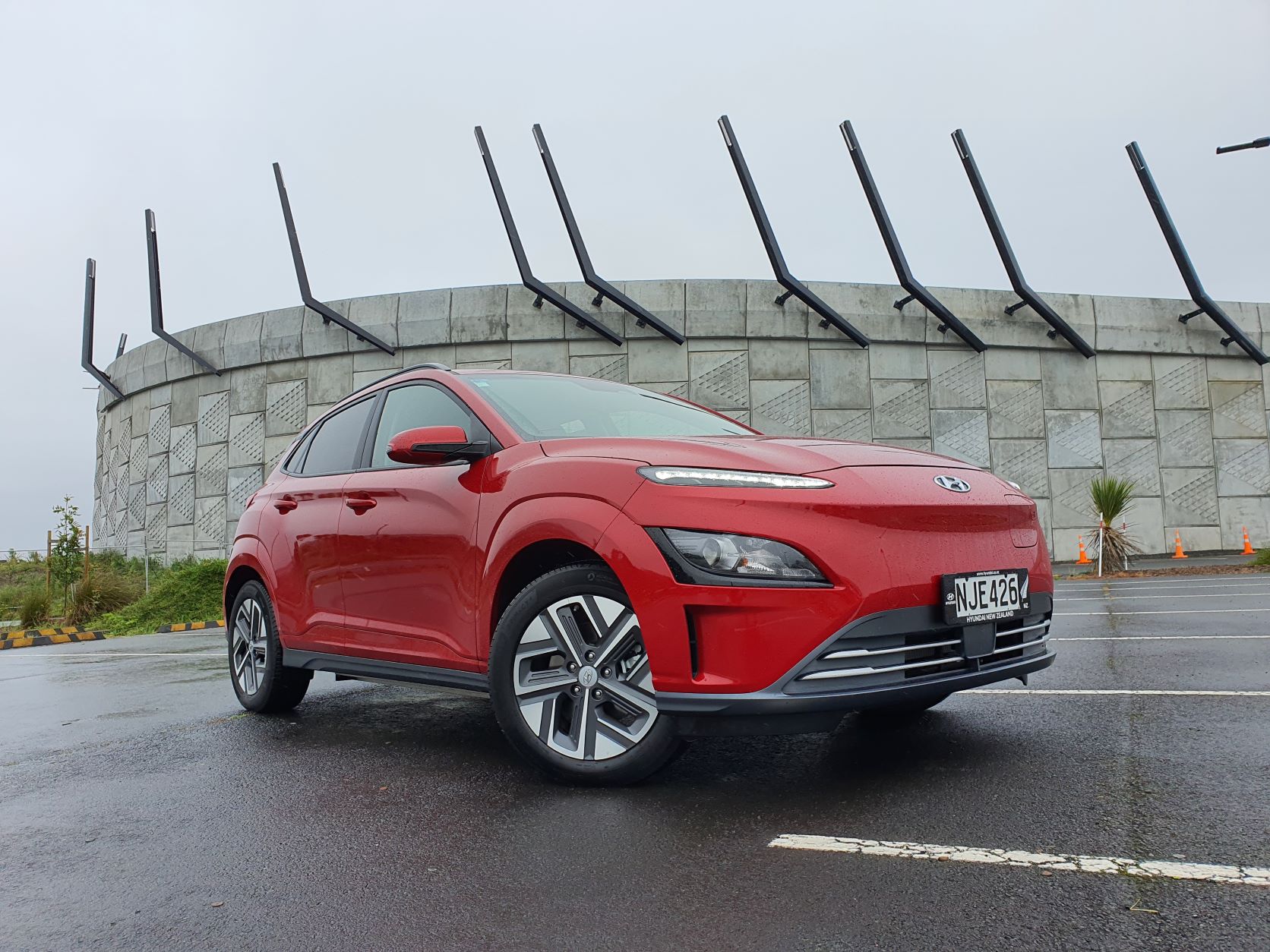 Front view of the Hyundai Kona Electric Series 2