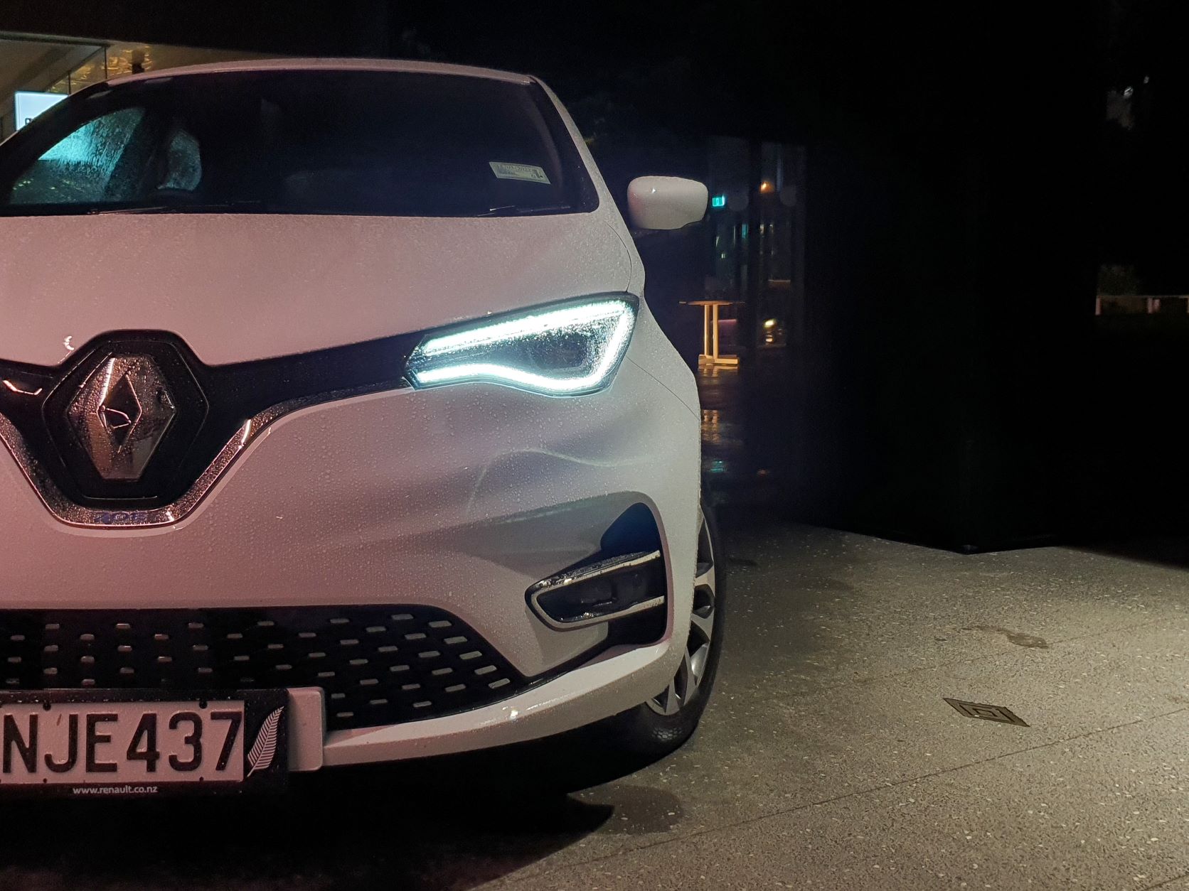 Headlight of the 2021 Renault Zoe