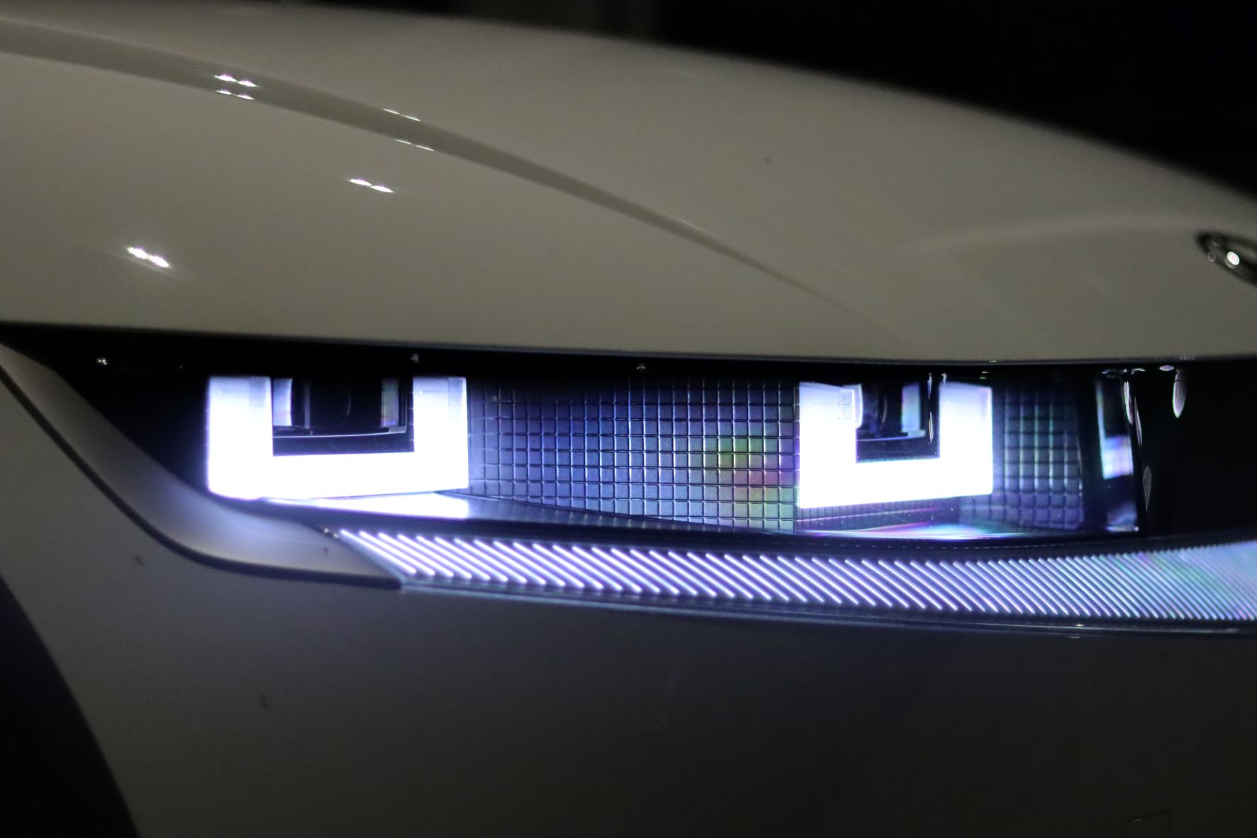 Parametric LEDs of the Hyundai IONIQ 5