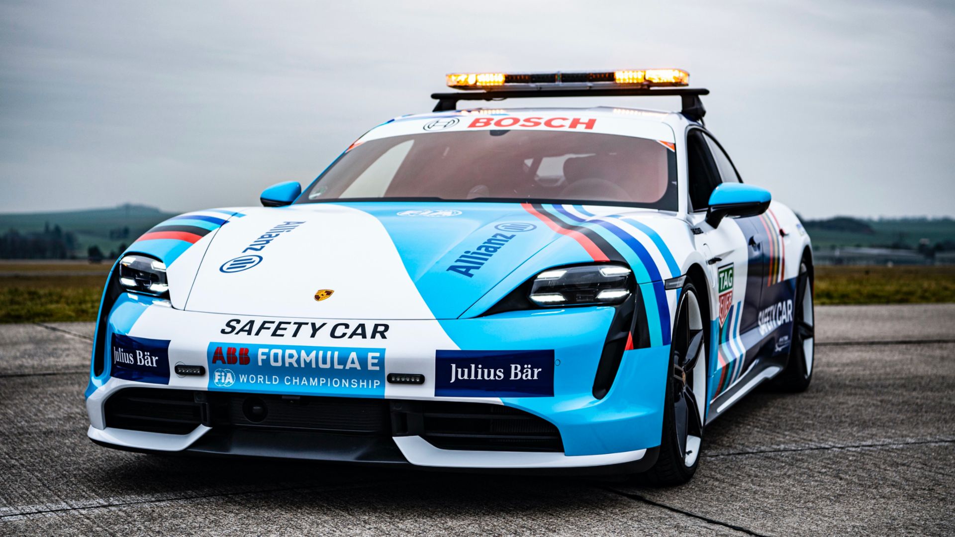 Porsche Taycan Turbo S Formula E safety car