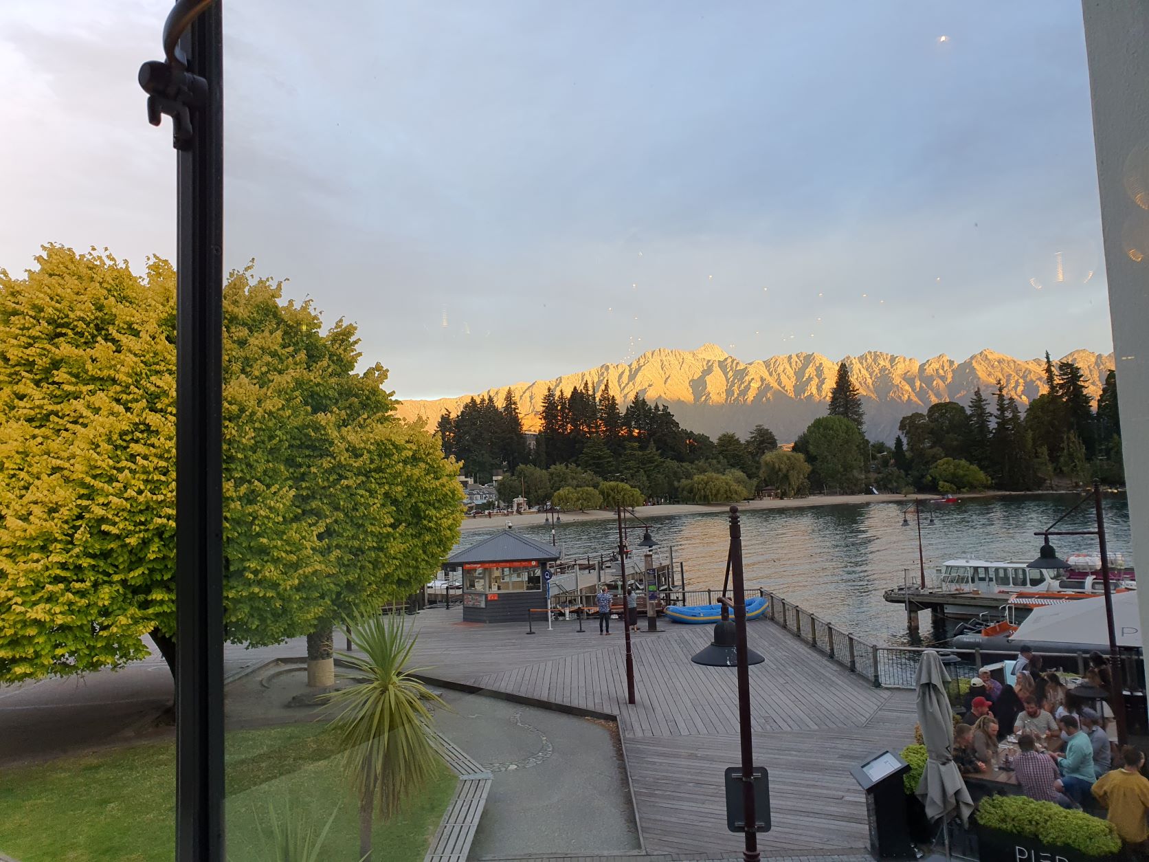 Queenstown at sunset