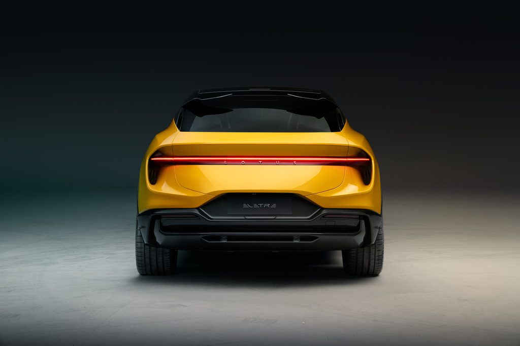 Rear view of the Lotus Eletre