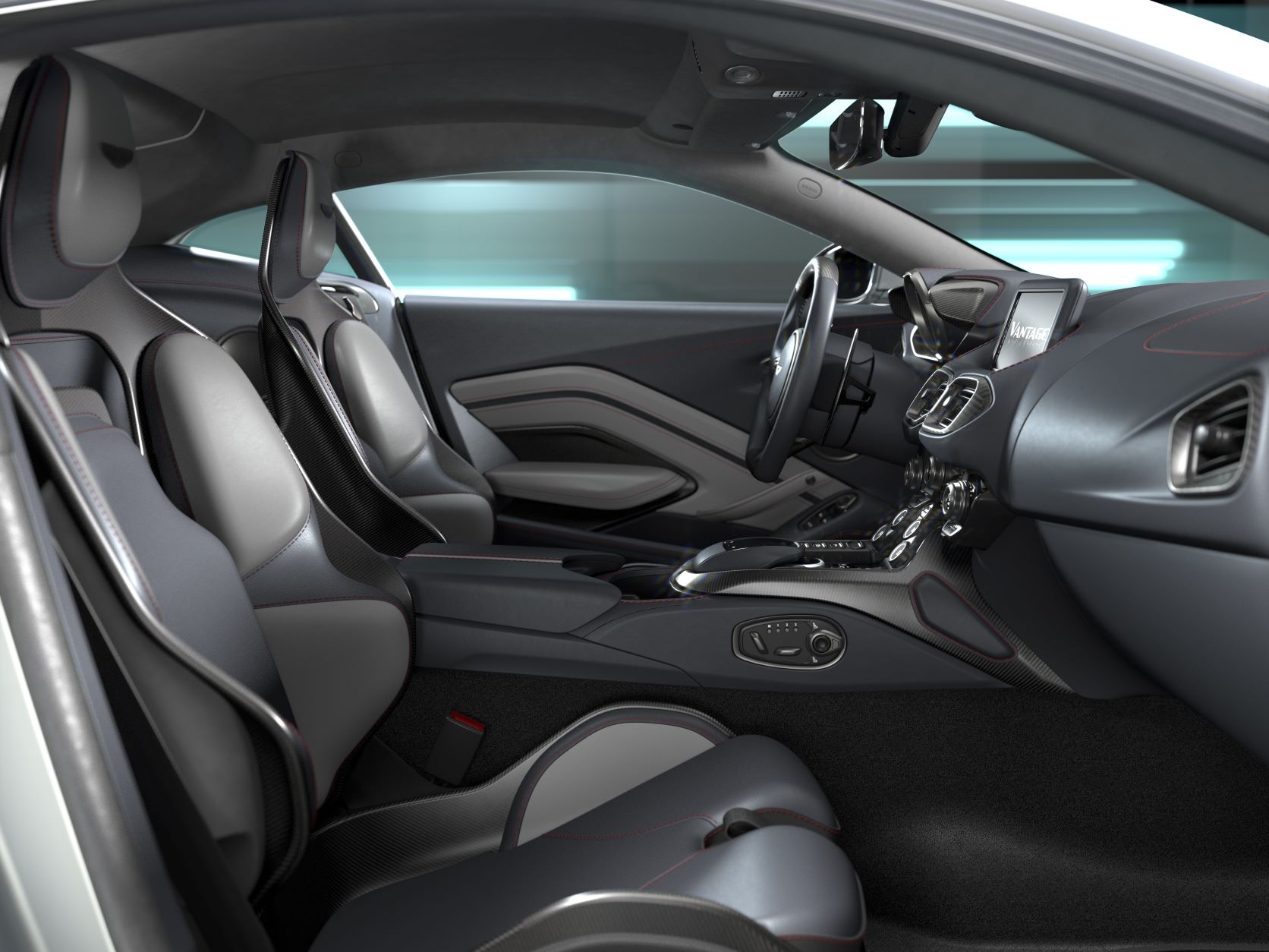 Interior of the new Aston Martin V12 Vantage
