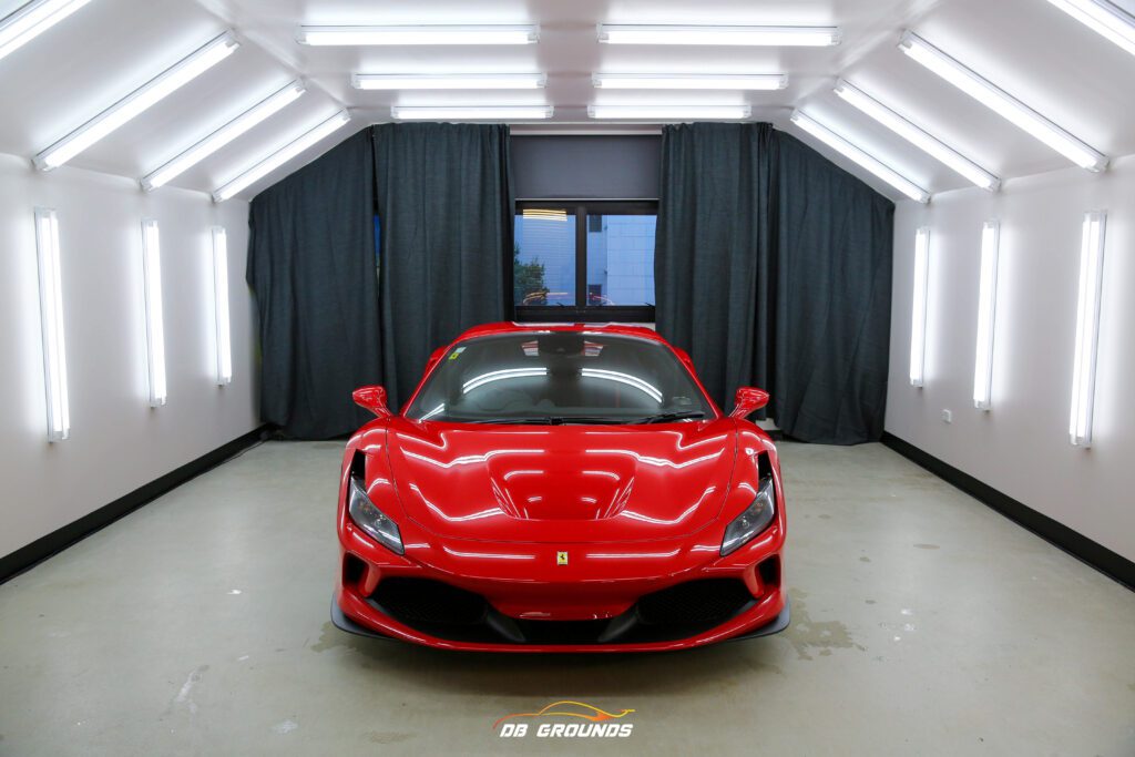 A Ferrari F8 Tributo at DB Grounds Auckland