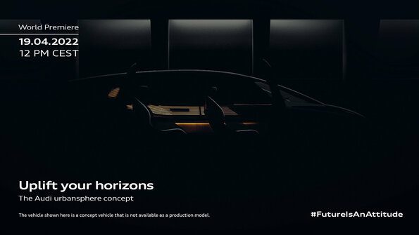 Audi Urbansphere teaser concept