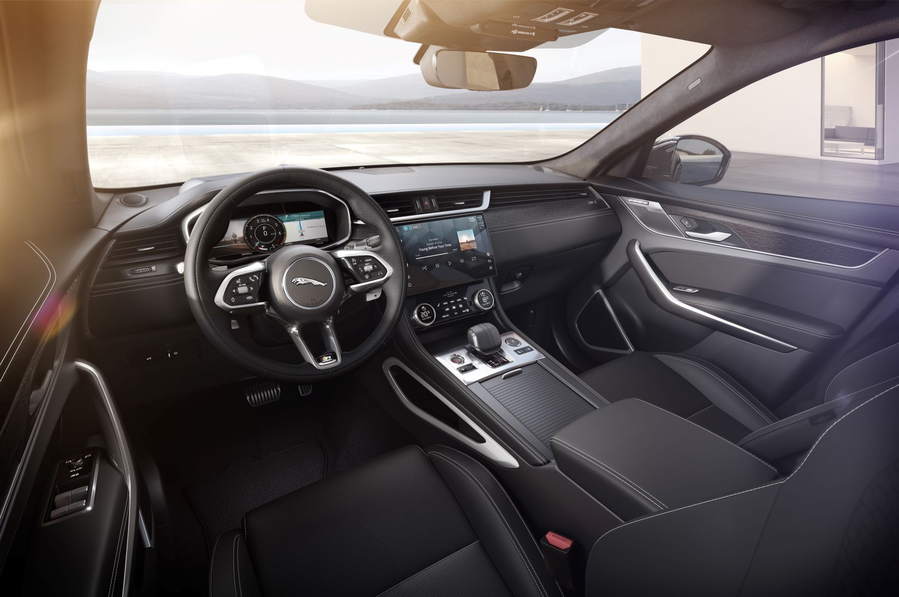Interior of the new Jaguar F-Pace 400 Sport