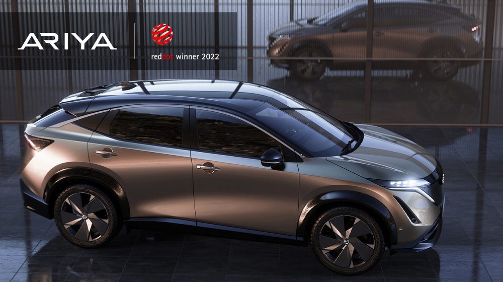 Nissan Ariya EV wins the 2022 Red Dot Design Award