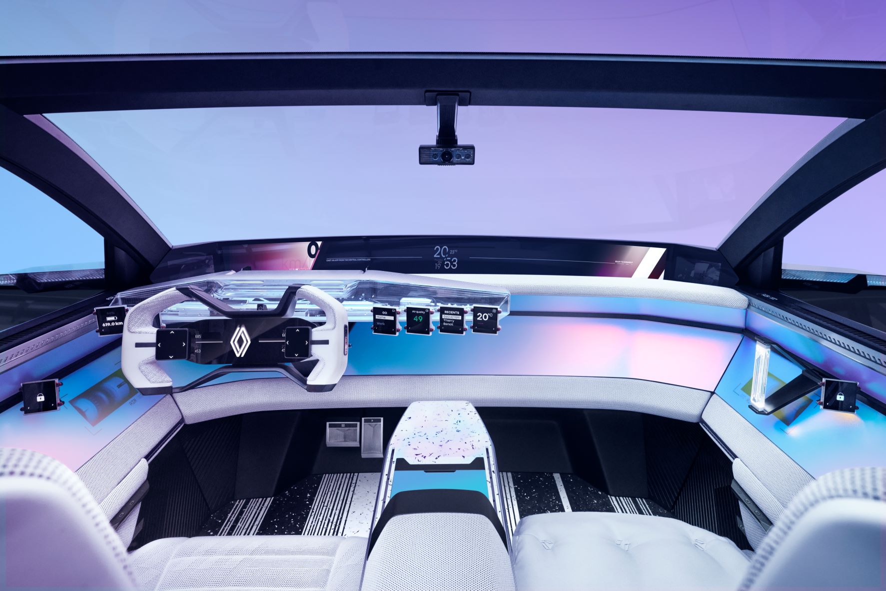 Interior of the Renault Scenic Vision concept