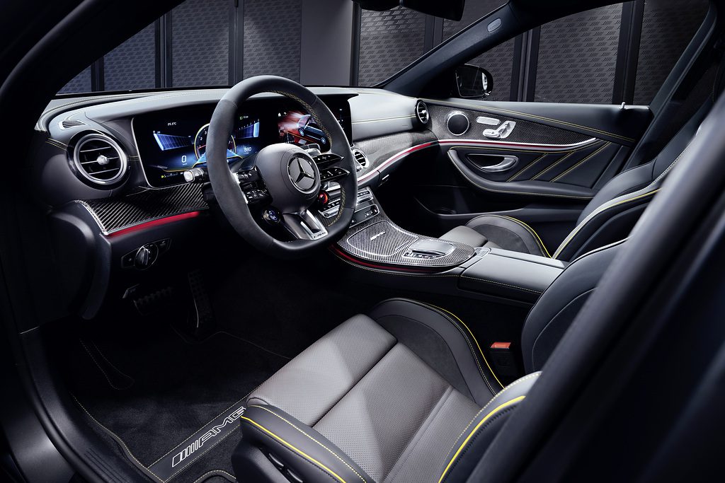 Interior of the Mercedes-AMG E63S Final Edition