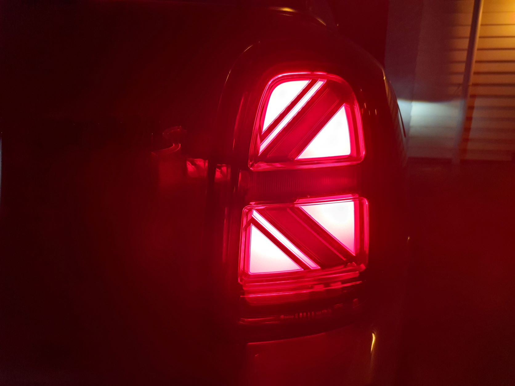 Taillights on the Mini Countryman Cooper S E All4