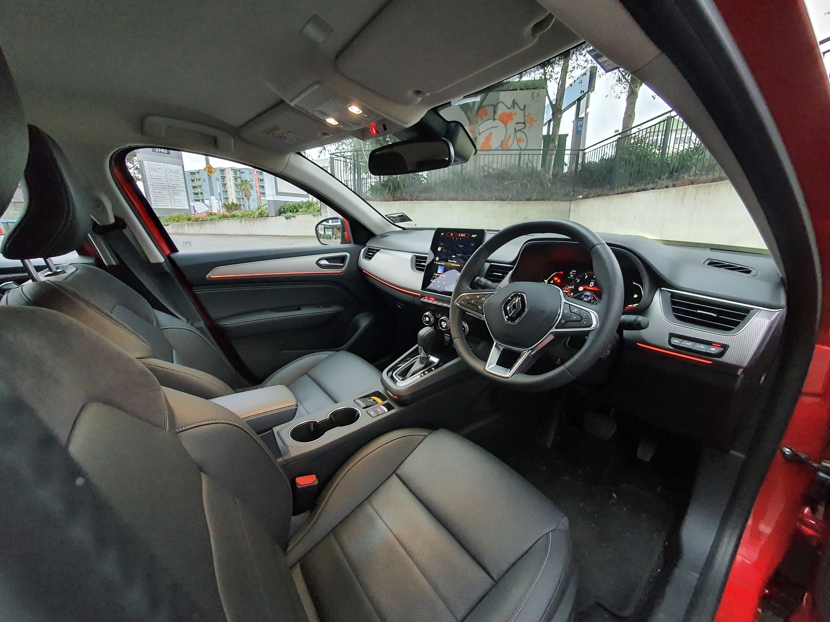 Interior of the Renault Arkana Intens