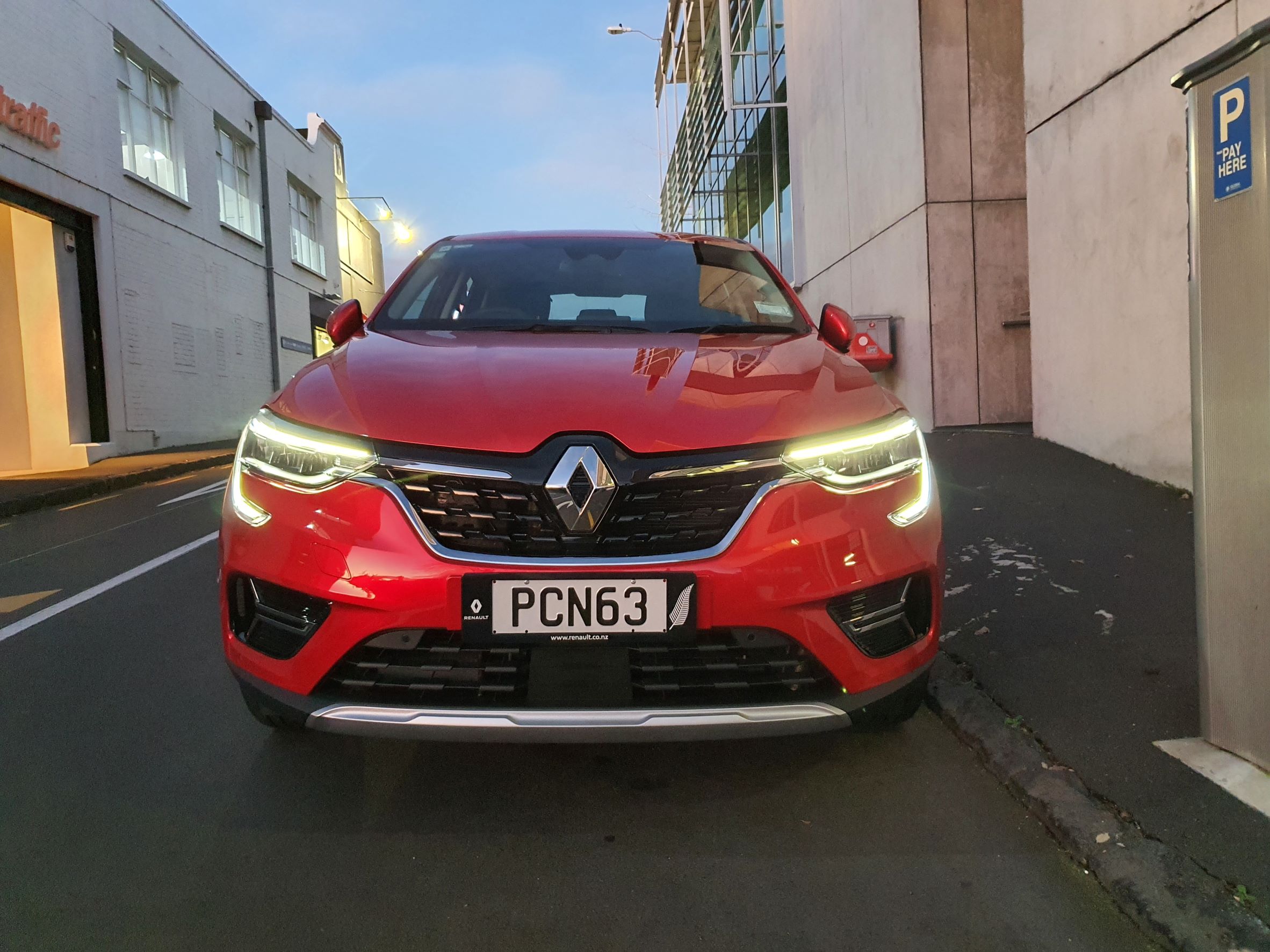 Front view of the new Renault Arkana