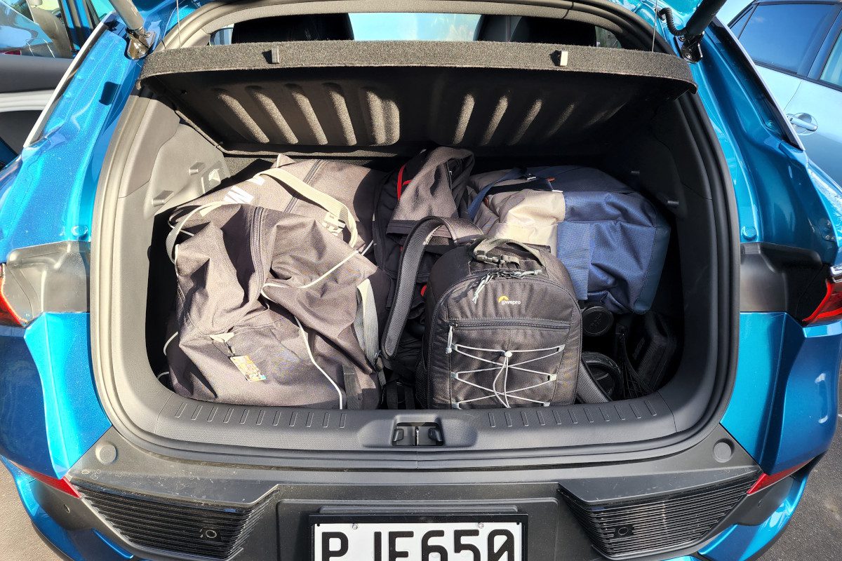 Lots of room in the BYD ATTO 3 boot.