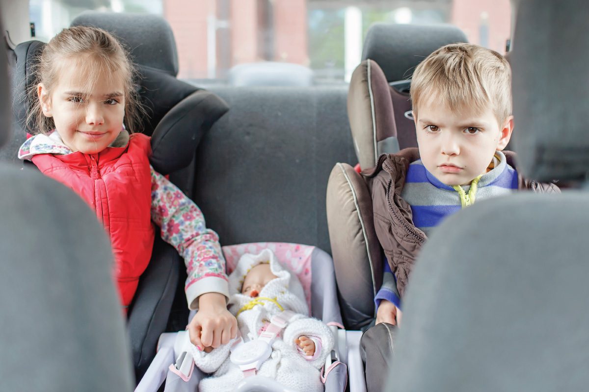 Kids in car