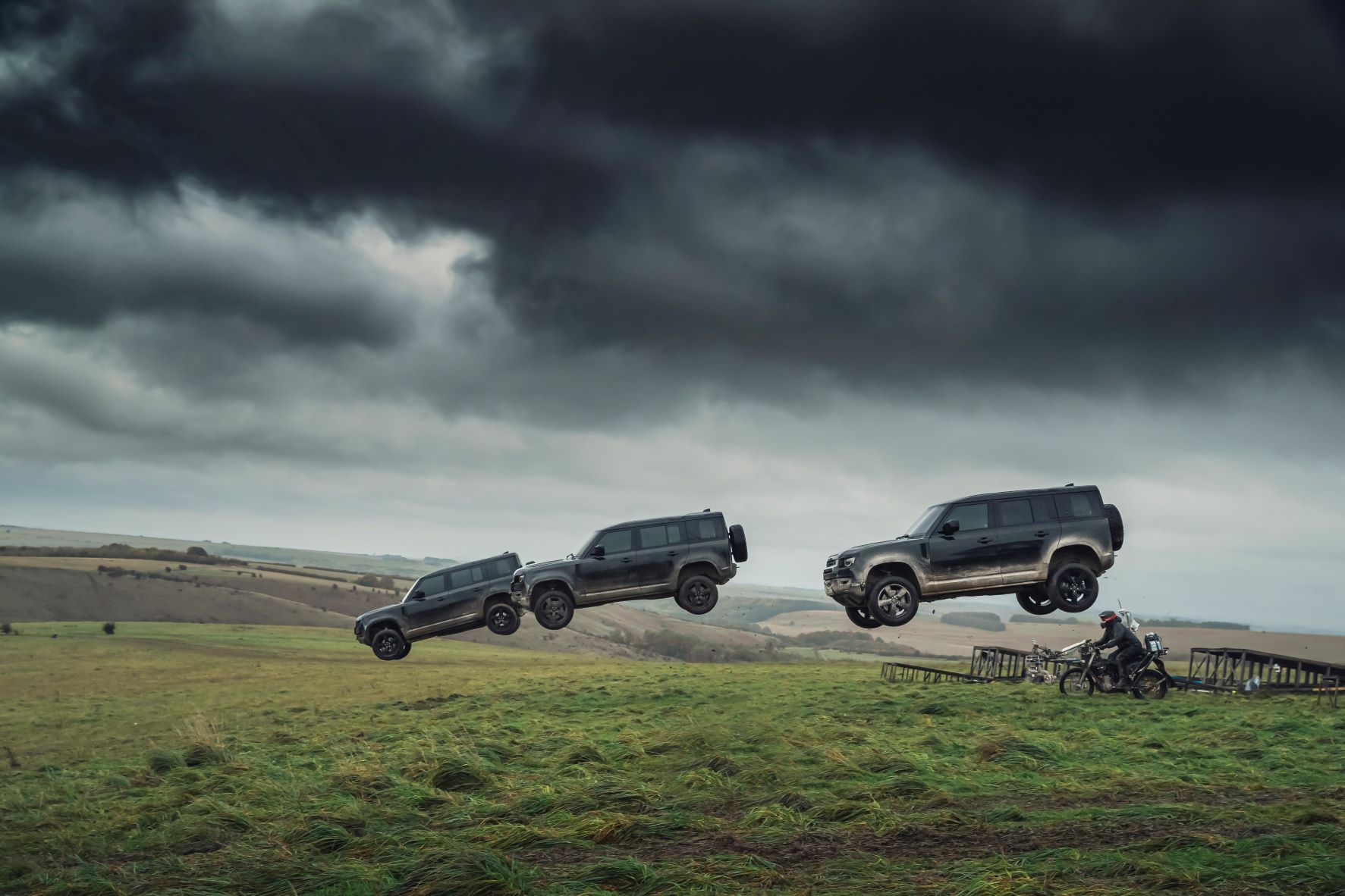 Land Rover Defenders used in 007: 'No Time to Die'