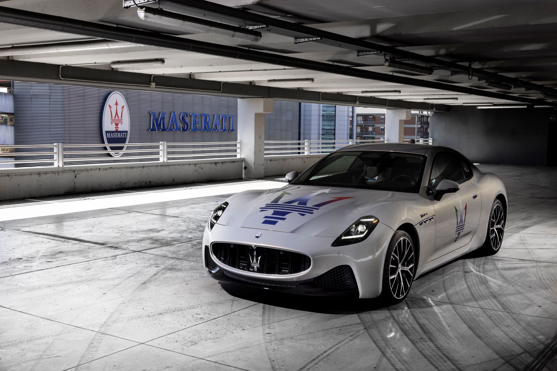 New Maserati GranTurismo in white previewed before launch