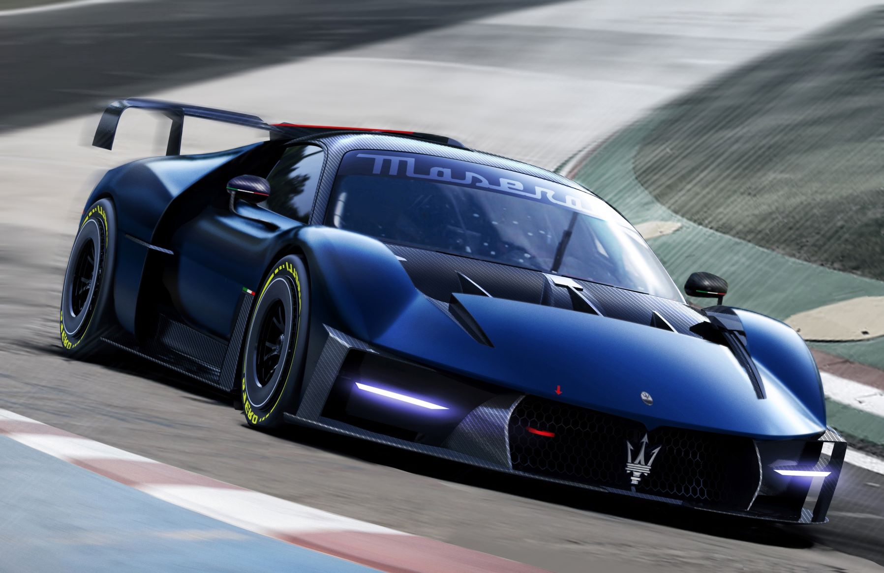 Maserati Project24 on the racetrack