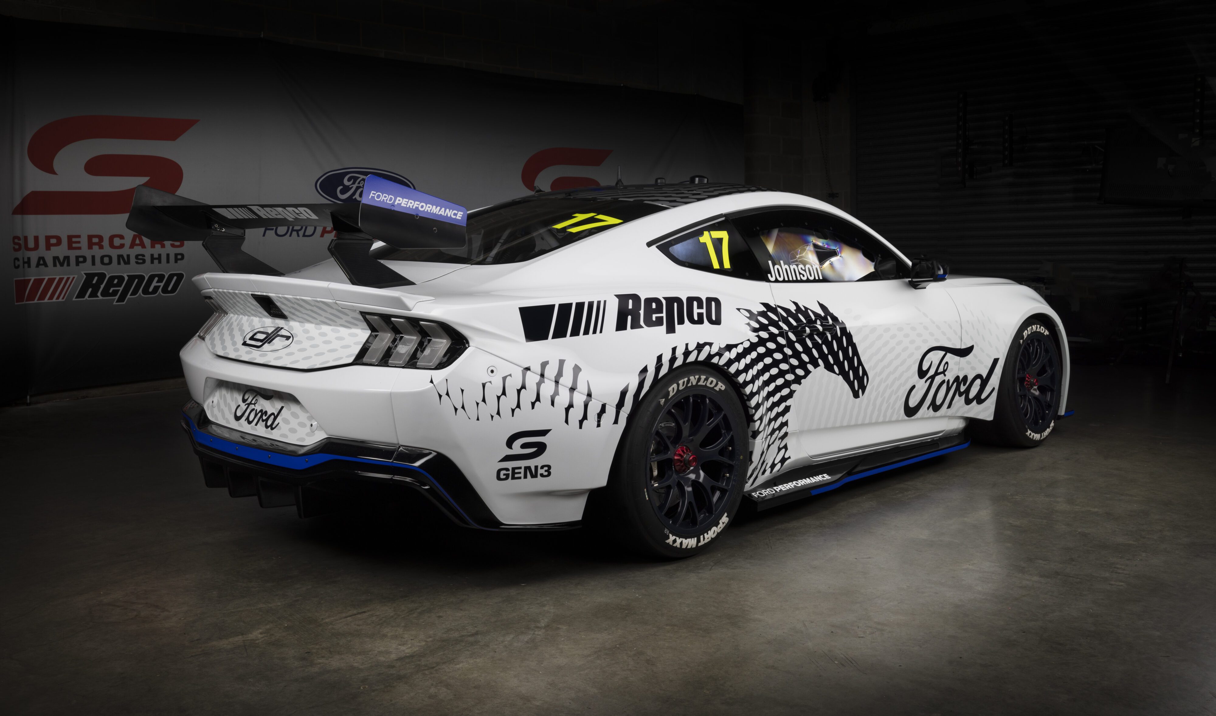 Allnew Ford Mustang GT Supercars race car revealed at Bathurst 1000