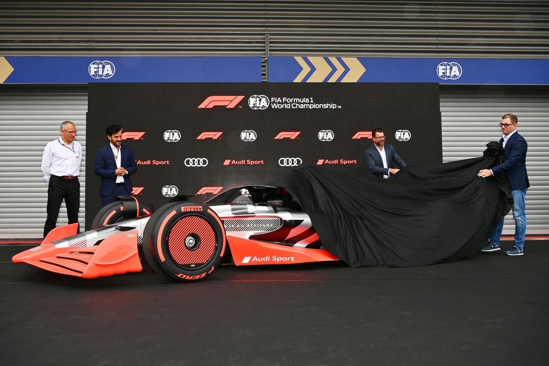 Audi Sport and Sauber F1 unveil the prototype Audi Sport F1 racecar
