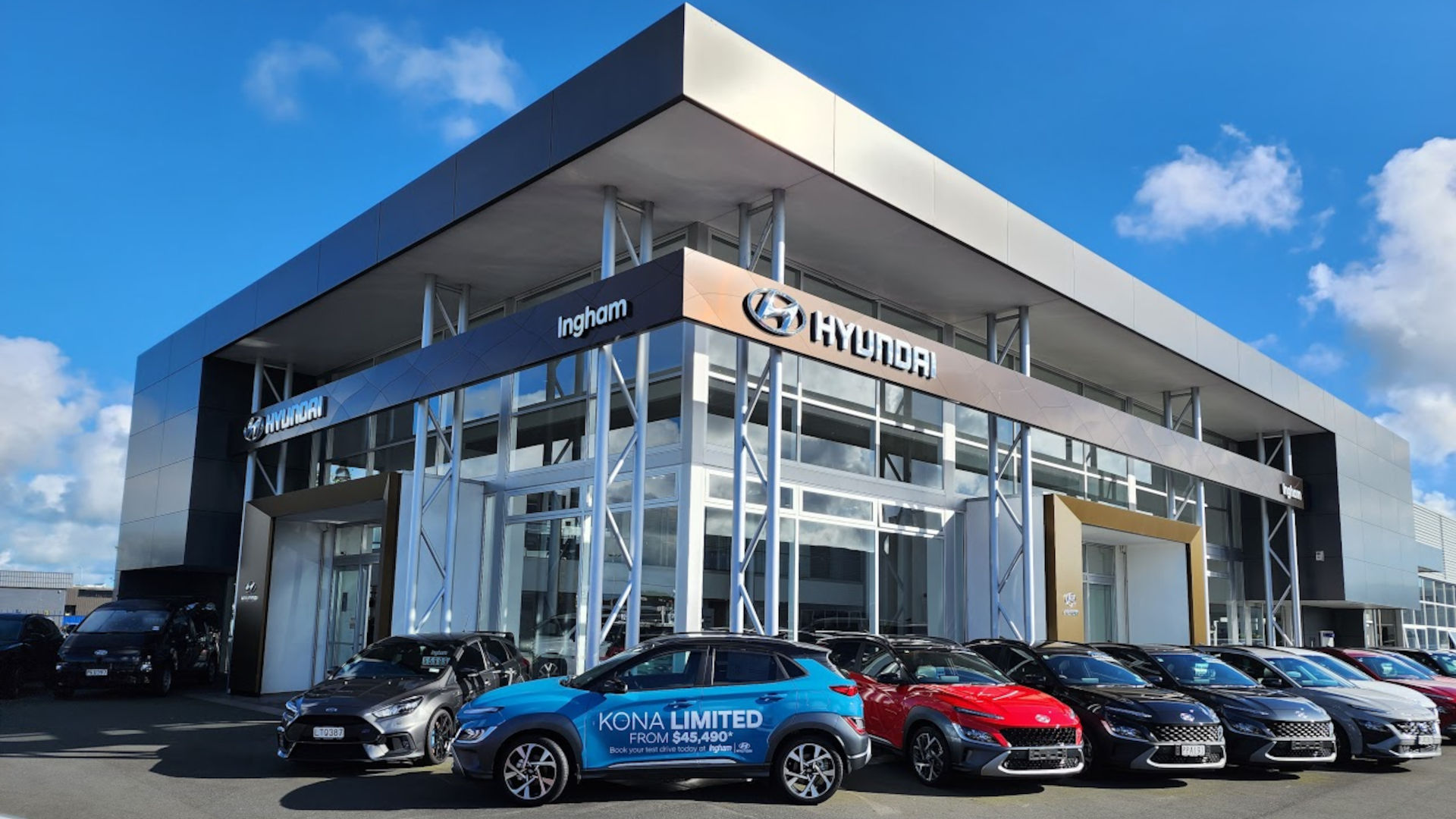 Ingham Hyundai car dealership in Hamilton New Zealand