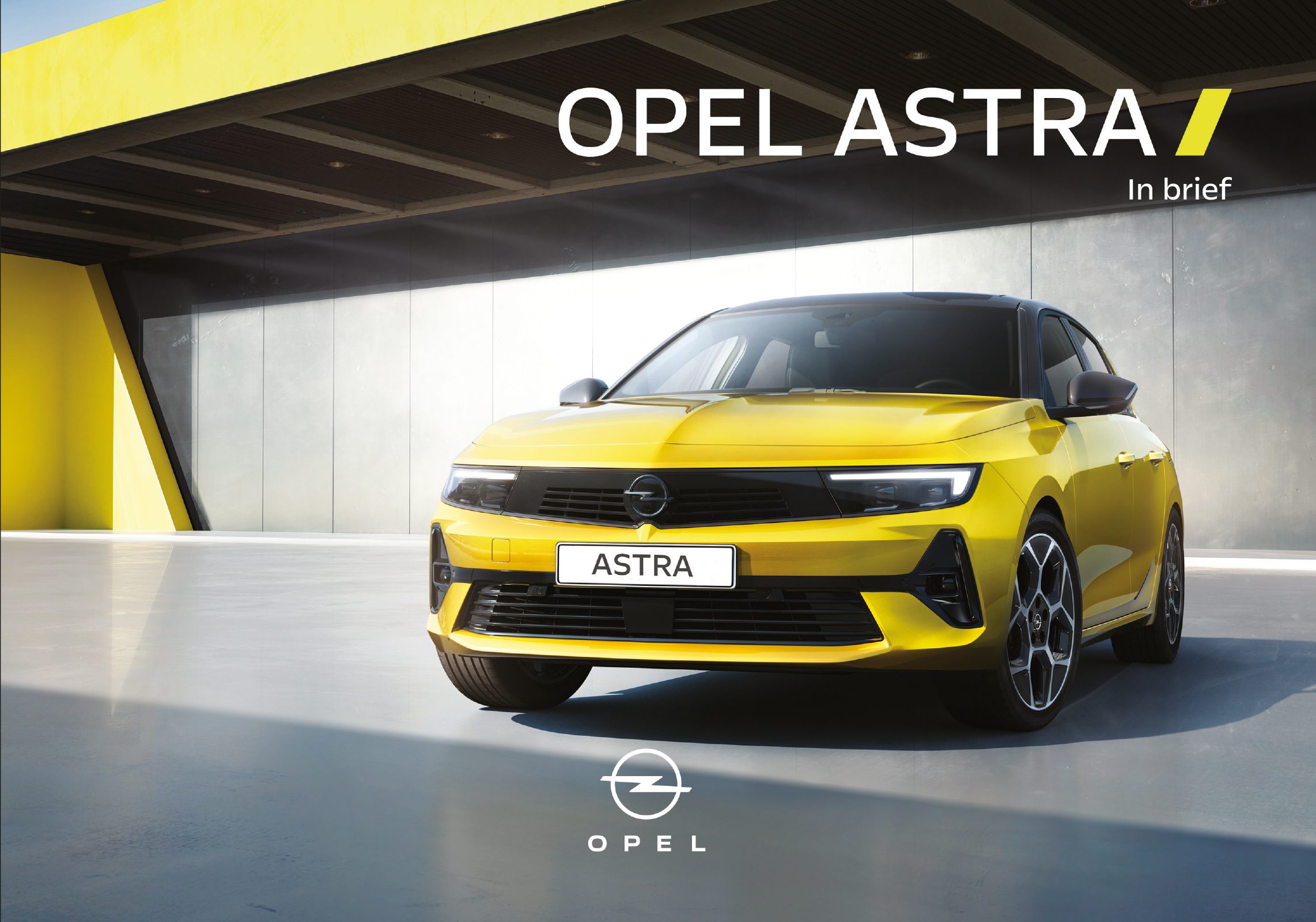 A cover picture of the Opel Astra online Quick Guide Manual