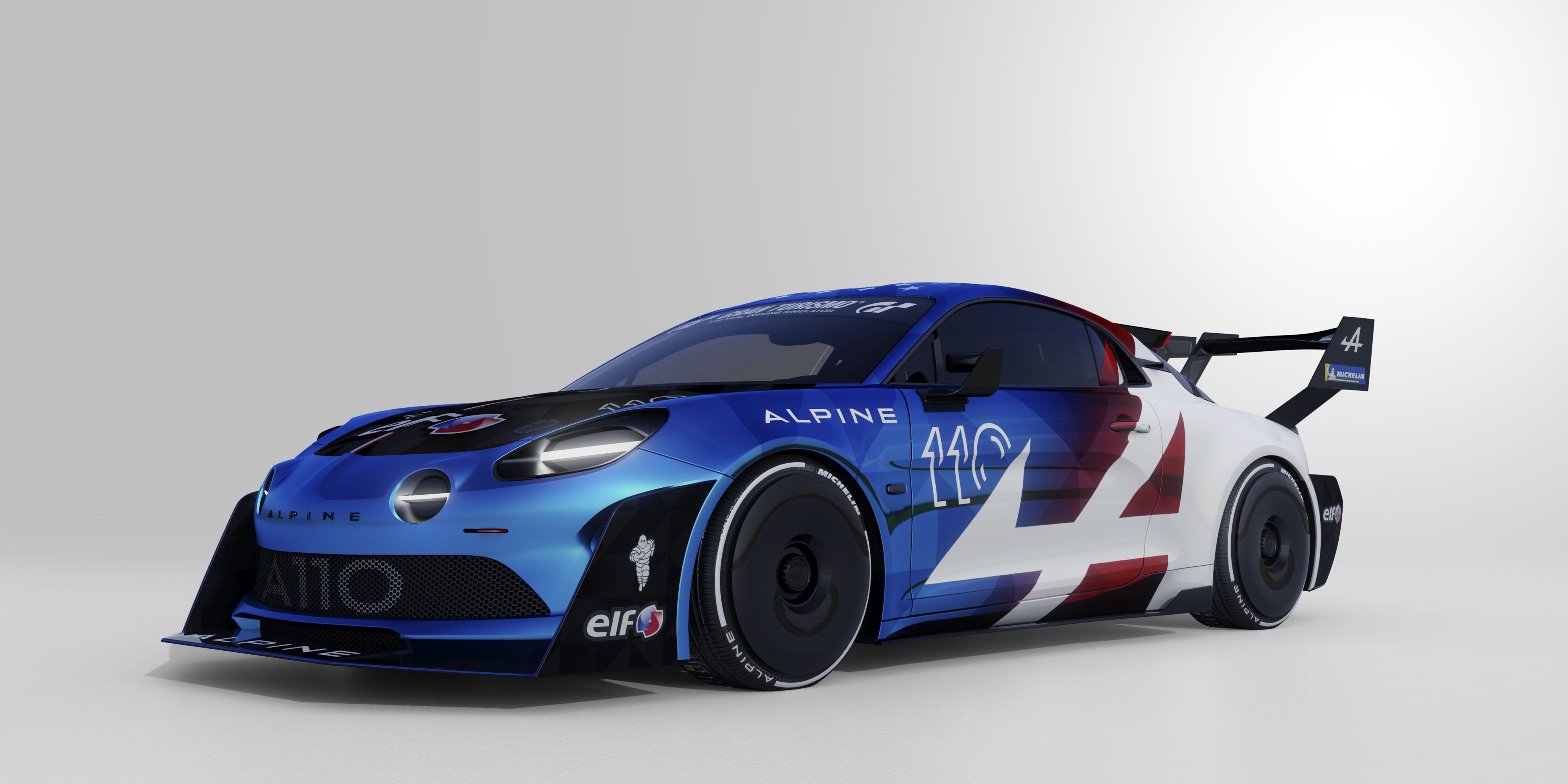 Side view of the Alpine A110 Pikes Peak