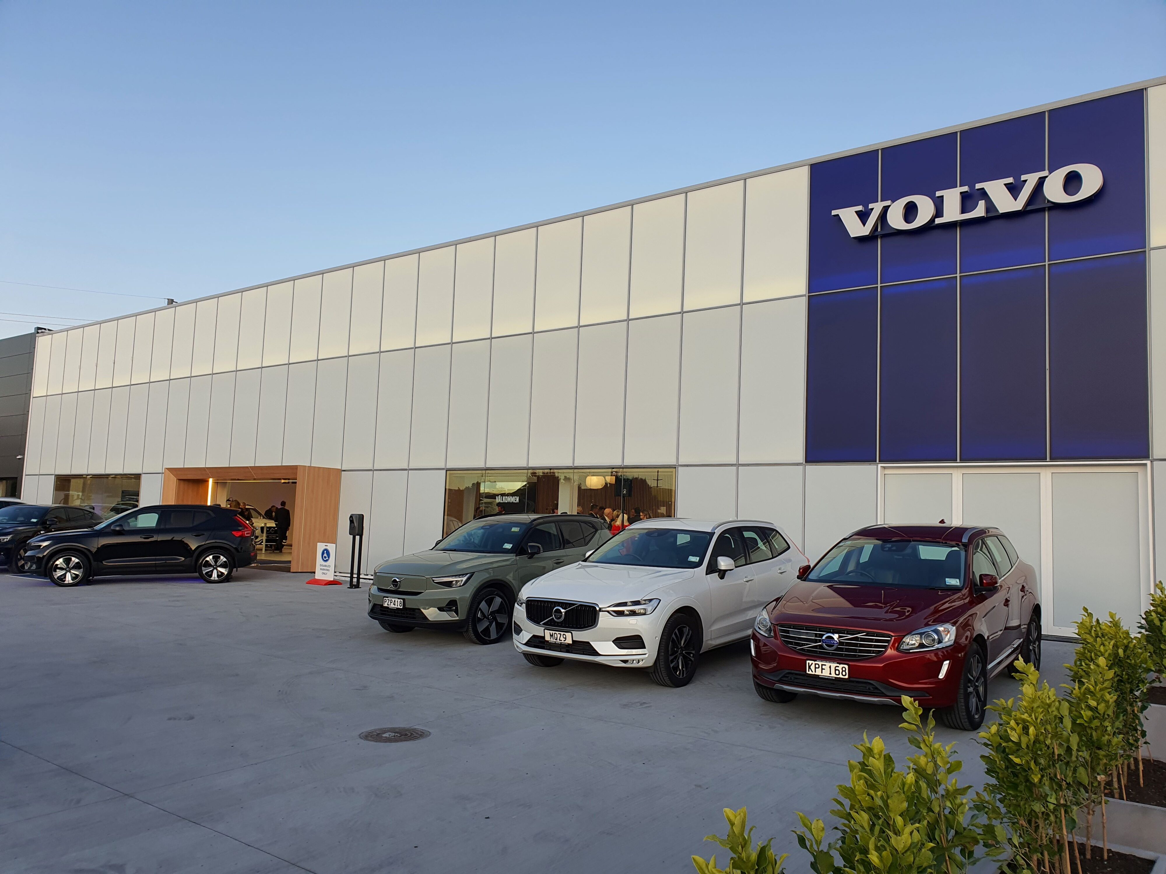 A photo of the new Volvo NZ flagship store as part of the Archibald & Shorter dealership in North Shore, Auckland
