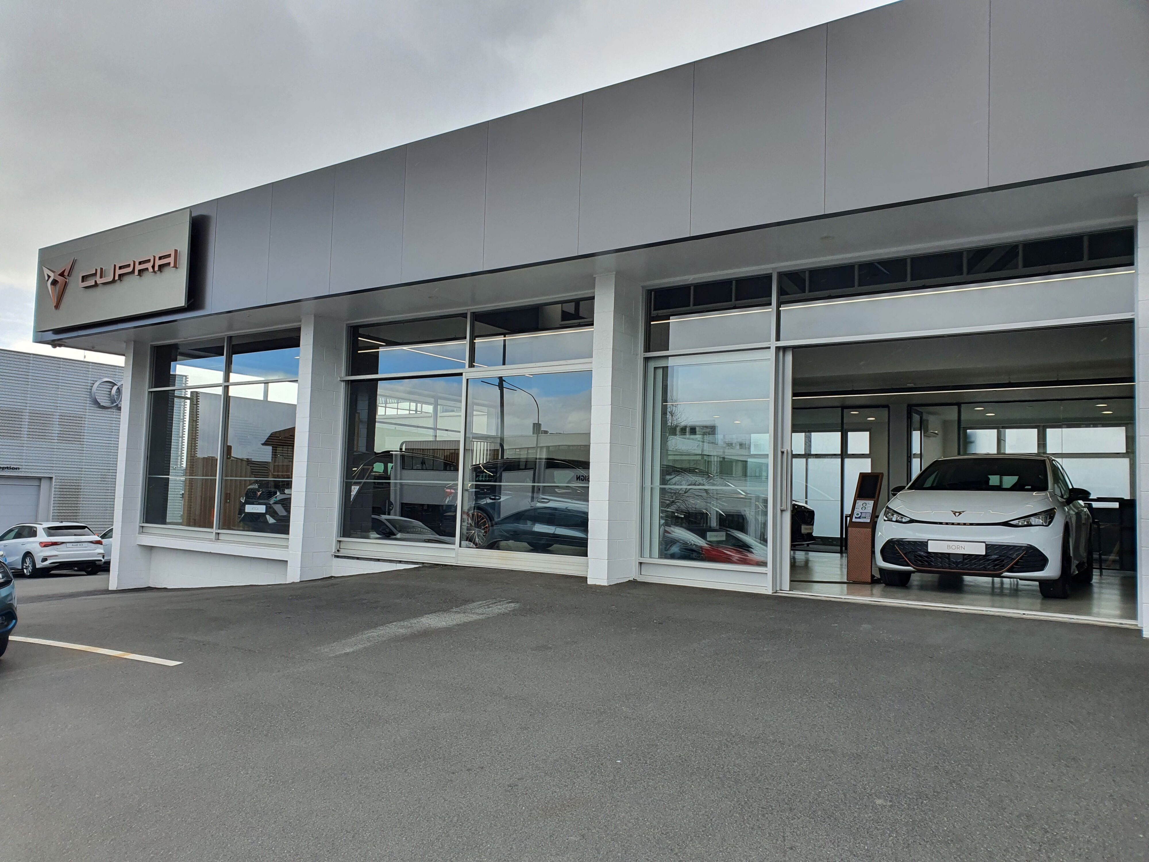 The new home of Giltrap Cupra Auckland at 174 Great North Road, Grey Lynn.