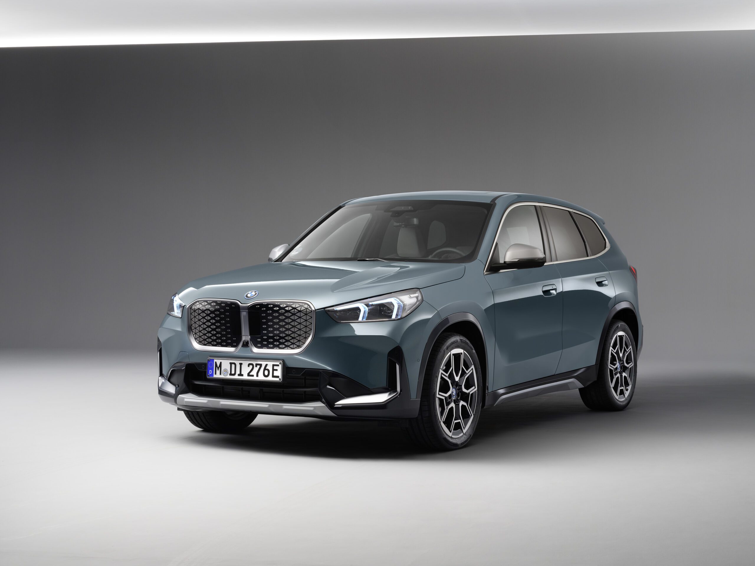 Promotional photo of a BMW iX1 e20 electric SUV